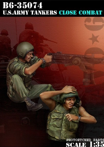 Bravo B6-35074 1/35 America Tank Crew Close Combat Vietnam Body Set