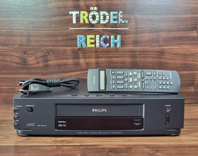 Philips VR657 VHS Videorecorder 6 Kopf  Videorekorder 12 Monate Garantie #379