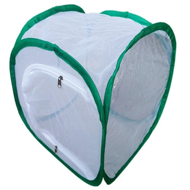 Collapsible Insect Cage Mesh Insect Habitat Cage Butterfly Stick Breeding4055