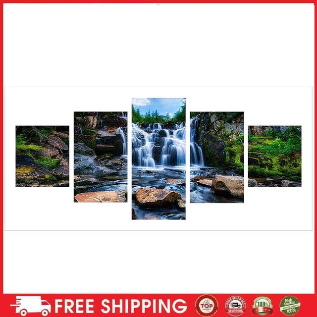 vanpower 5Pcs 5D Vollbohrer Diamant Malerei Set, DIY Mosaik Kunst Handwerk Kits