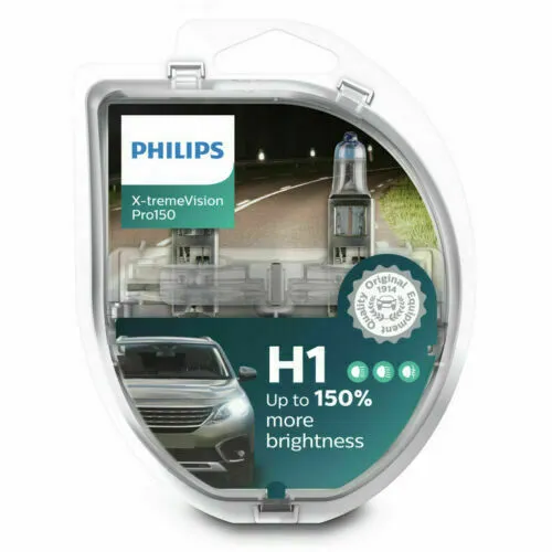 2x PHILIPS lampadine H1 X-tremeVision Pro150