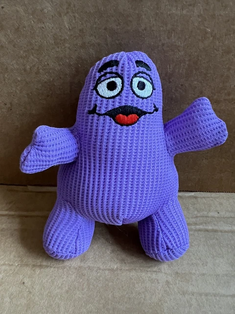 Vintage Purple Grimace 2000 Fisher Price McDonalds Plush doll Vintage Purple Grimace 2000 Fisher Price McDonalds Plush doll