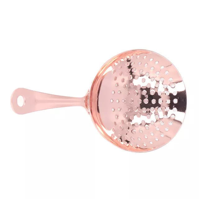 (Rose Gold)Cocktail Strainer Professional Stainless Steel Shell Cocktail SN