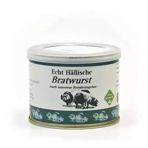 (24,95€/1kg) Echt Hällische grobe Bratwurst von der BESH (200 g)