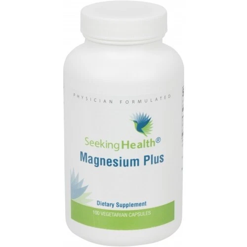 SEEKING HEALTH, MAGNESIUM Plus with Vitamin B6, 100 Caps, Expiry"2027 £