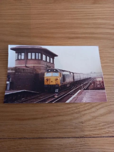 BRITISH RAIL DIESEL Locomotive EE class 50 50046 - Woking On A Exeter ...