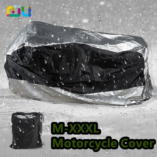 Cruiser Scooter Motor Bike M-XXXL Motorcycle Cover Motorbike Storage Waterproof