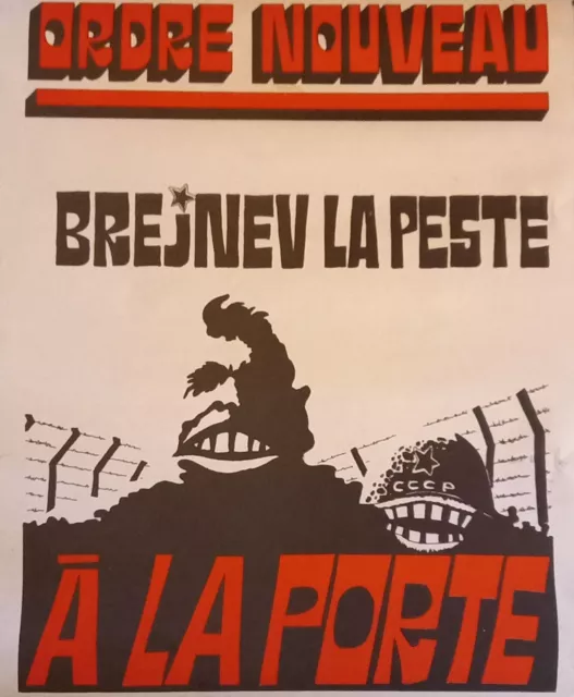 affichette recto verso ORDRE NOUVEAU