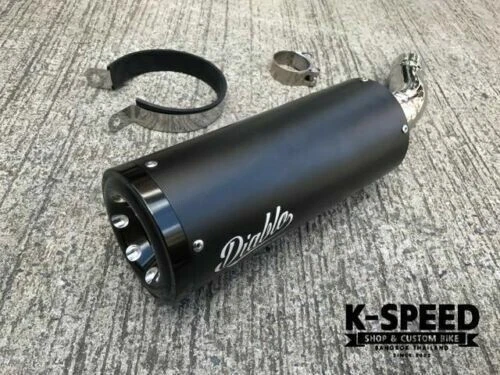 New honda cmx 500 2017 2018 rebel 500 exhaust systems pipe steel Short Black PT