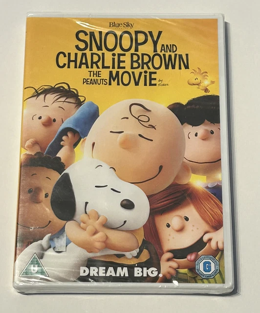 SNOOPY AND CHARLIE Brown The Peanuts Movie DVD Region 2 PAL Brand NEW