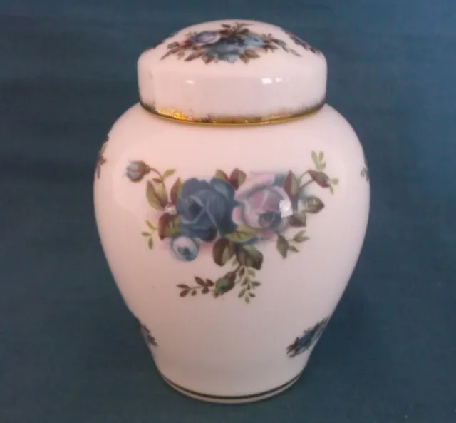 Royal Albert Moonlight Rose Montrose Shape China Ginger Jar Made In England
