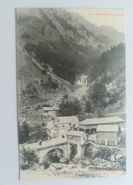 CPA 65 CAUTERETS - buvettes de Mahourat, la vallée de Lutour
