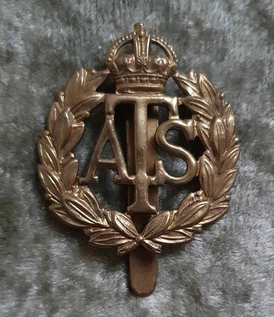 WW2 ATS AUXILIARY Territorial Service Cap Badge £4.99 - PicClick UK