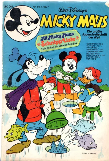 Micky Maus   Sie Wählen  1 Heft  aus 1977  ab 5 auktionen portofrei