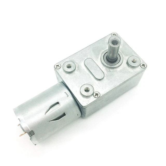 Steel Worm Gear Motor Brushed Silver Electric Motors  Toys
