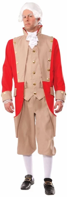 British Red Coat Costume Adult Standard