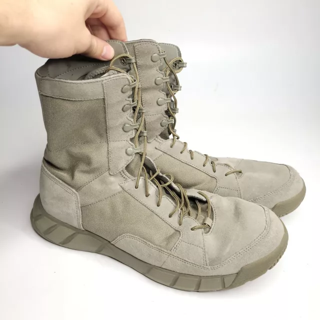 OAKLEY LIGHT ASSAULT 2 Combat Boots Sage Size 12 Tactical Military