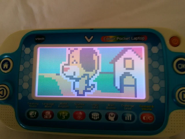 VTECH COLOUR POCKET Learning Laptop Blue/Cream £3.60 - PicClick UK