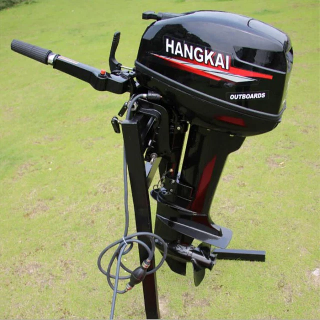 2Stroke 18 HP Heavy Duty Gas Outboard Motor Boat Engine Water Cooling CDI System