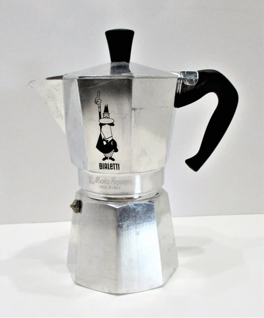 BIALETTI MOKA EXPRESS Stovetop 3 Cup Espresso Maker Italy NEW No Box