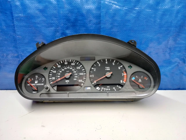 96-99 BMW M3 E36 Instrument Cluster Speedometer Tachometer 197k Miles 96-99 BMW M3 E36 Instrument Cluster Speedometer Tachometer 197k Miles