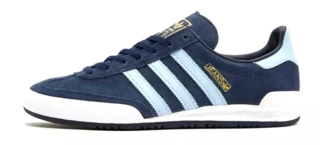 Adidas Jeans Originals Mens Shoes Trainers Uk Size 7 - 12   IE5318  BLUE WHITE