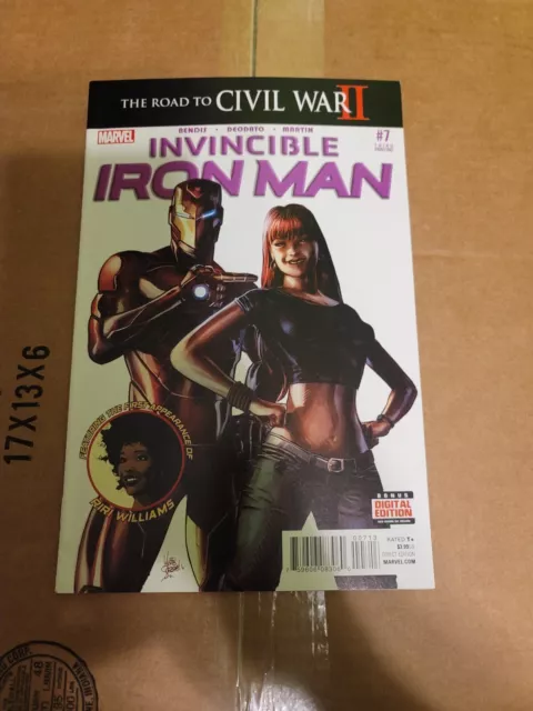 Invincible Iron Man #7 3rd Print Variant 1st Riri Williams 2016 Third Printing