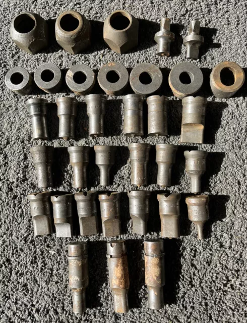 Big Variety Lot 34 Machine Shop E.G. HELLER NUBEA Punches & Dies H-1 USA Tools