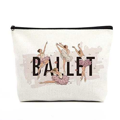 fkovcdy Ballet actress makeup bag ballerina ballet shoe bag dancing girl danc...