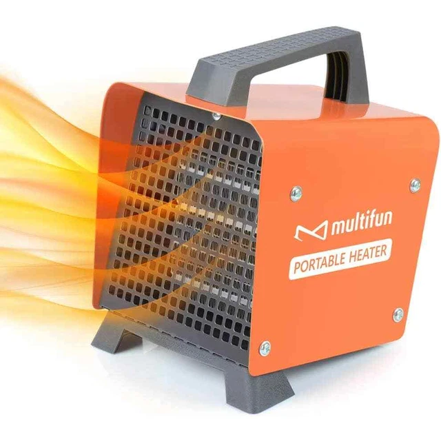 multifun Electric Space Heater with Adjustable Thermostat, Indoor Space Heater