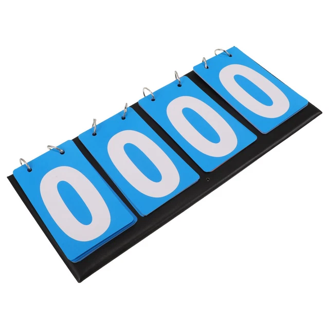 VGEBY1 Tabellone Segnapunti Portatile 3 Cifre In PVC, Impermeabile E Leggero, Per Ping Pong, Basket E Calcio