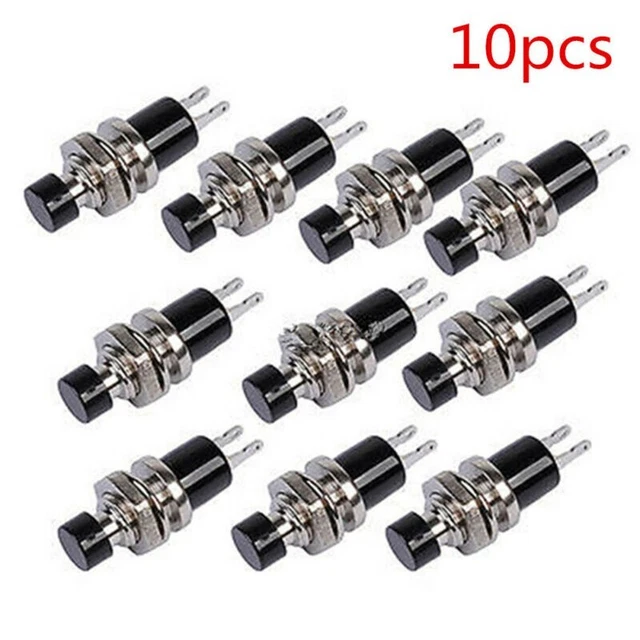 Alta Qualità Mini Interruttore PBS-110 Miniatura Nero Equipment Lockless