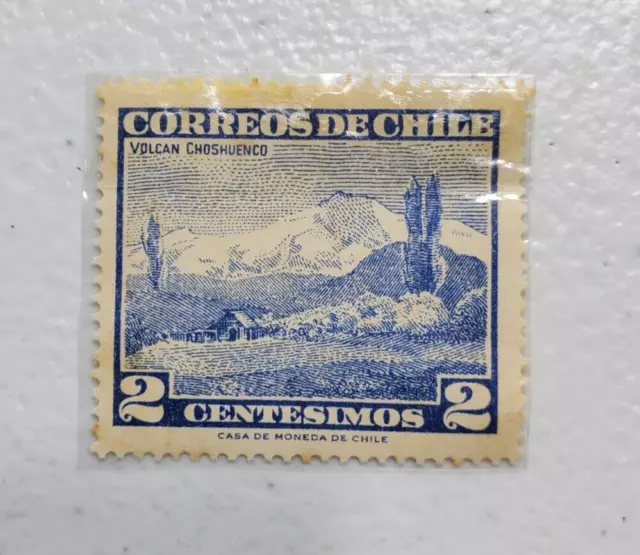 Correos De Chile  Centesimos Volcan Choshuenco 2c Stamp 06/275