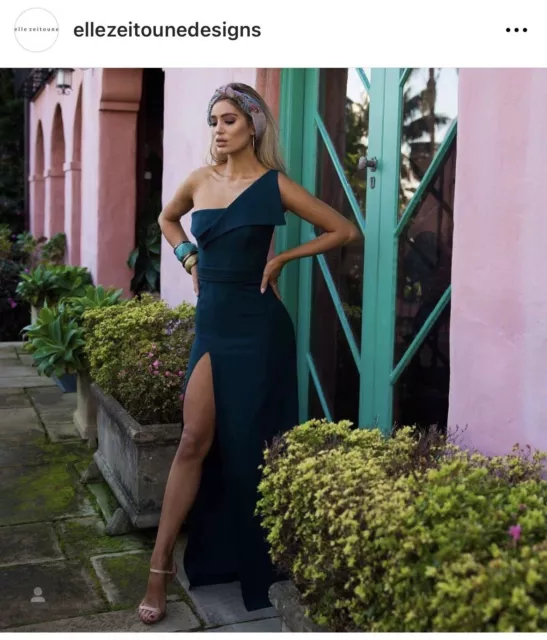 ELLE ZEITOUNE JAYCE Dress in Gold Size 8 AU RRP 320.00 199.00 PicClick AU