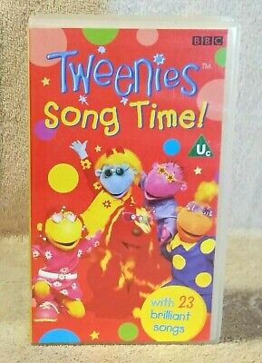 TWEENIES : SONG TIME! - BBC CBeebies 1999 VHS PAL Video, 23 songs Milo ...