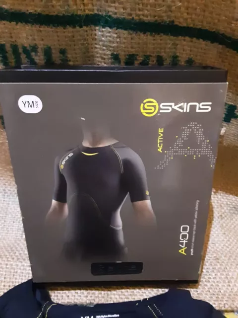 Youth Skins Compression Short Sleeve Top Size YM RRP $90