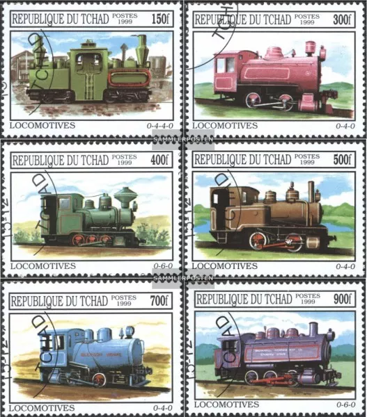 Chad 2015-2020 (complete issue) used 1999 Locomotives