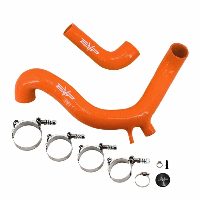 Evolution Powersports Orange Silicone Charge Tube BOV Port Maverick X3 2020+