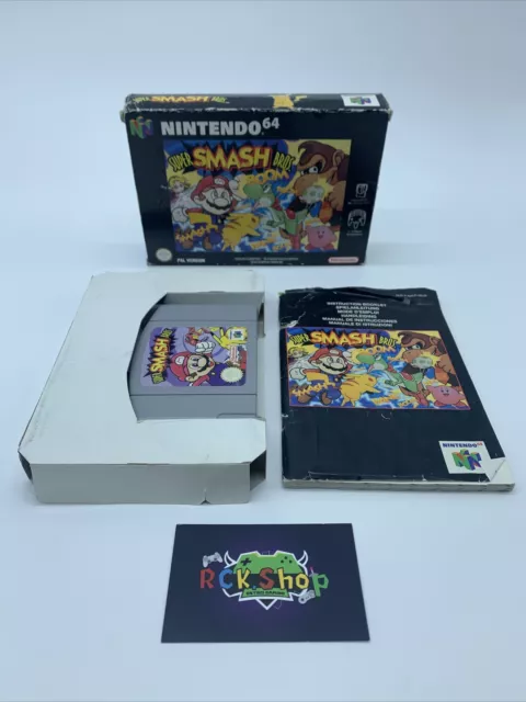 Nintendo N64 - Spiel - SUPER SMASH BROS. - OVP - PAL