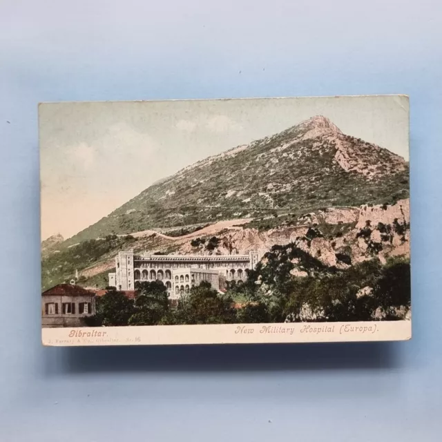 Gibraltar Postkarte C1910 Neu Militärkrankenhaus Ferrary UK Britisches Territorium