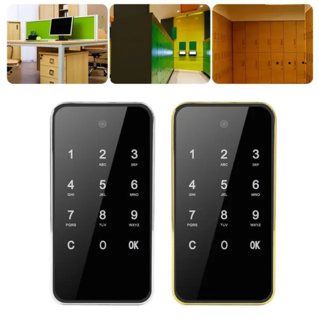 Sauna Locker Digital Screen Password Keypad Lock for Cabinets