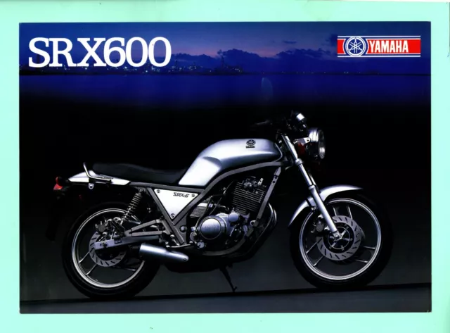 ▬► Prospectus Brochure Catalogue YAMAHA SRX600 SRX 600 Moto 1986 2p