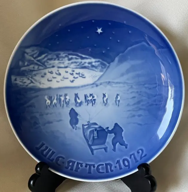B&G Bing Grondahl Christmas Jule After 1972 Royal Copenhagen Porcelain Plate