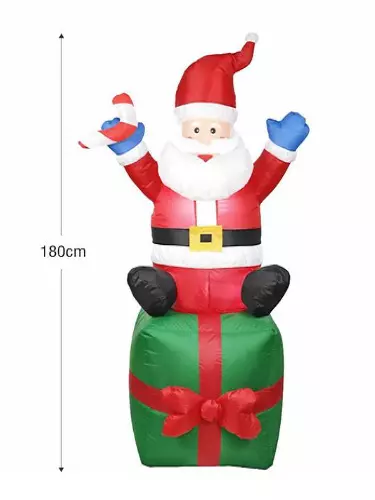 Giant Inflatable LED glowing Christmas Santa Claus X-Mas tree Snowman Decoration 2