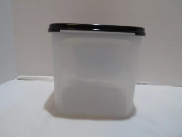 New Tupperware Modular Mate Square 3-Black Seal