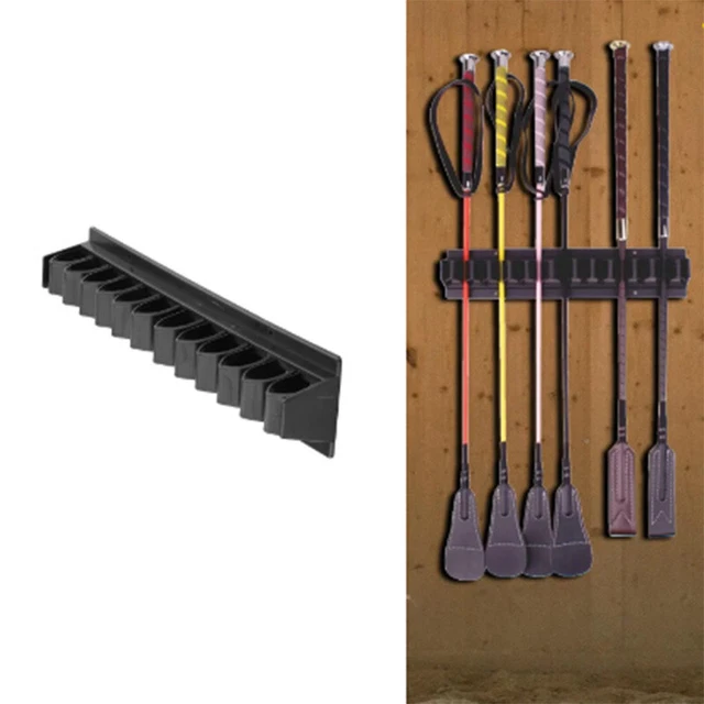 Whip Rack WALL MOUNTED STABLES Horse Riding Whip Rack Holder Equestrian Riding ...