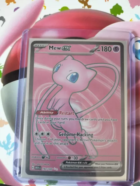 Pokémon card 151 Mew ex 208/165 UR sv2a Gold Rare Scarlet & Violet Japanese  NM