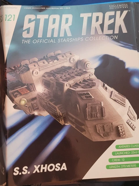 Star Trek Eaglemoss Issue 121 Xsosa Ship & Magazine