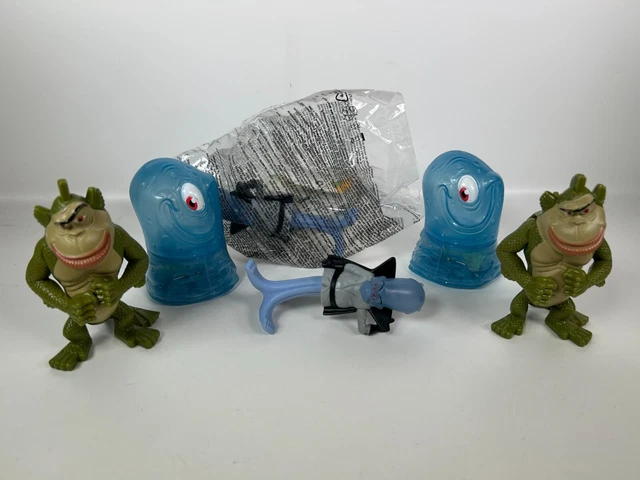 MONSTERS VS ALIENS Mcdonalds Happy Meal Toys Bundle x6 Figures Vintage