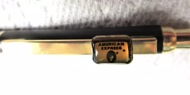 Vintage Mechanical Advertising Pencil - AMERICAN EXPRESS LOGO  on Pocket Clip